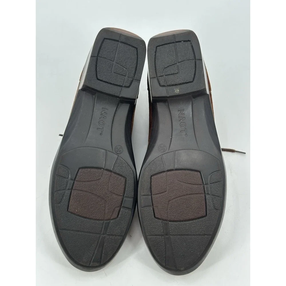 Naot Levanto Boots Women's Brown Suede Booties‎ Chukka Size EU 39/US 8-8.5
